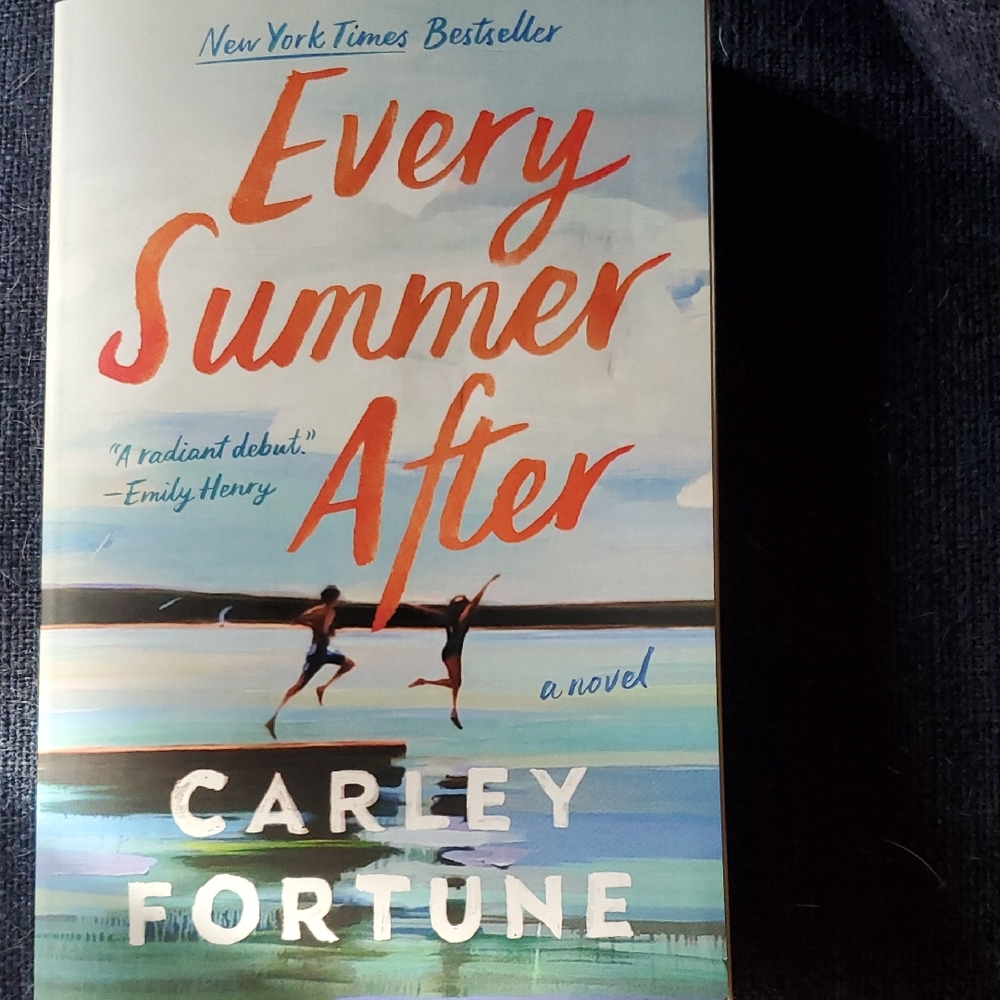 Every Summer After - Teal & Orange Paperback Back Cover